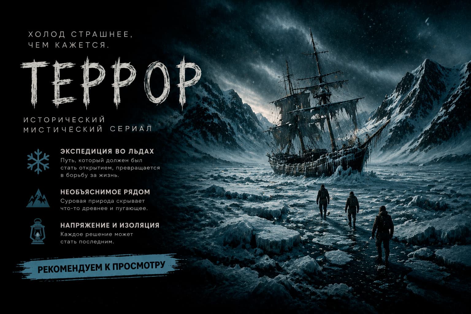 Информационный баннер сериала «Террор»